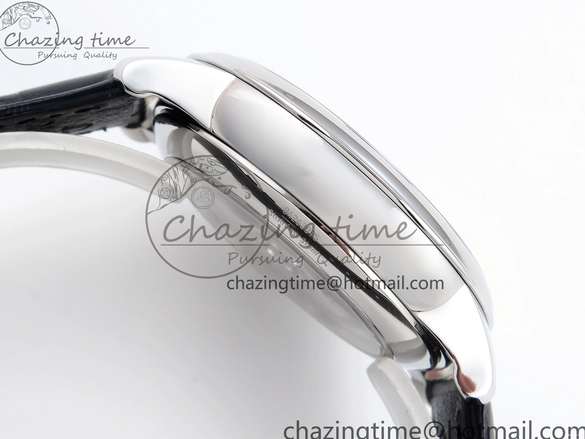 1230 Trendsetting De Ville Power Reserve SS MKF 1:1 Best Edition Blue Textured Dial on Black Leather Strap A 7742